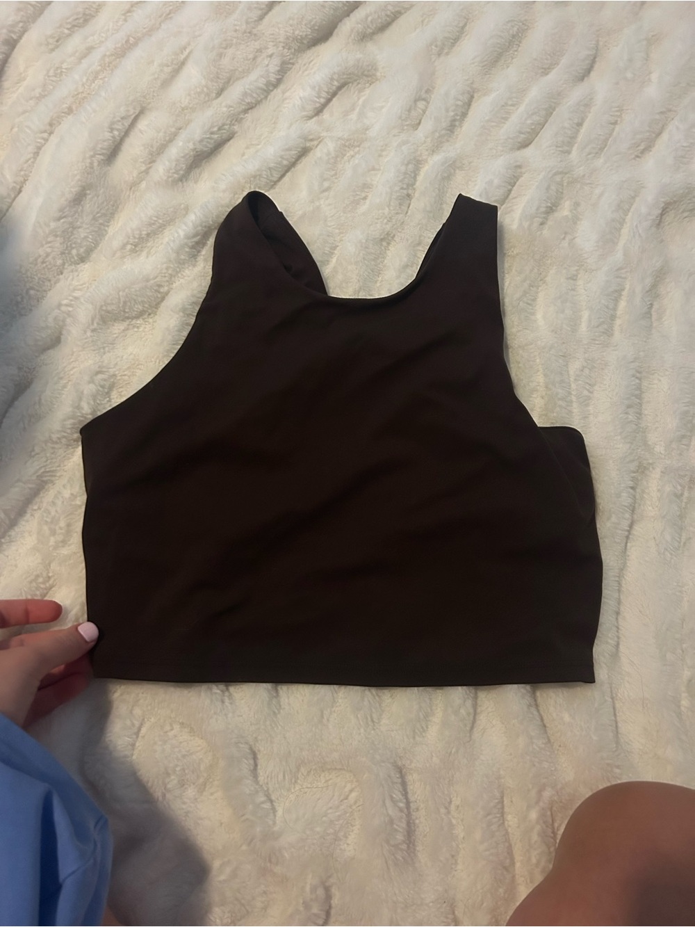 Quince tank with built in bra